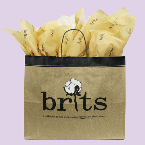 Brits Custom Tissue & Shopper Bag